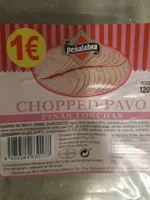 Chopped pavo finas lonchas