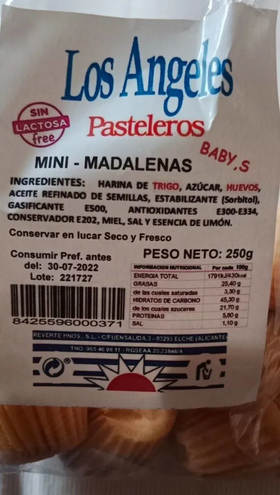 Mini madalenas