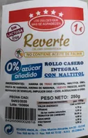 Rollo casero integral con maltitol