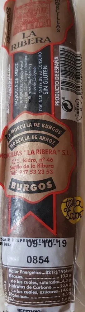 Morcilla de arroz