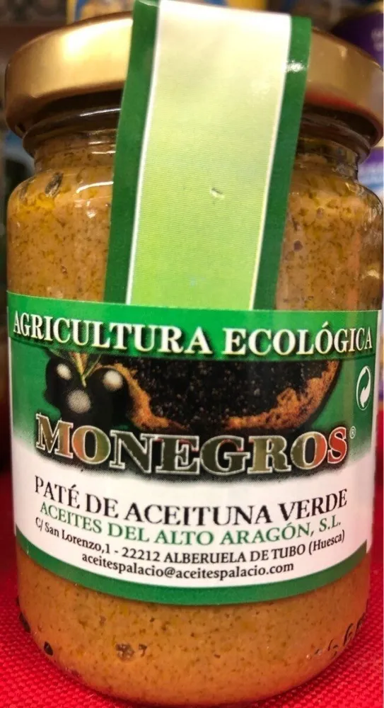 Paté de aceituna verde