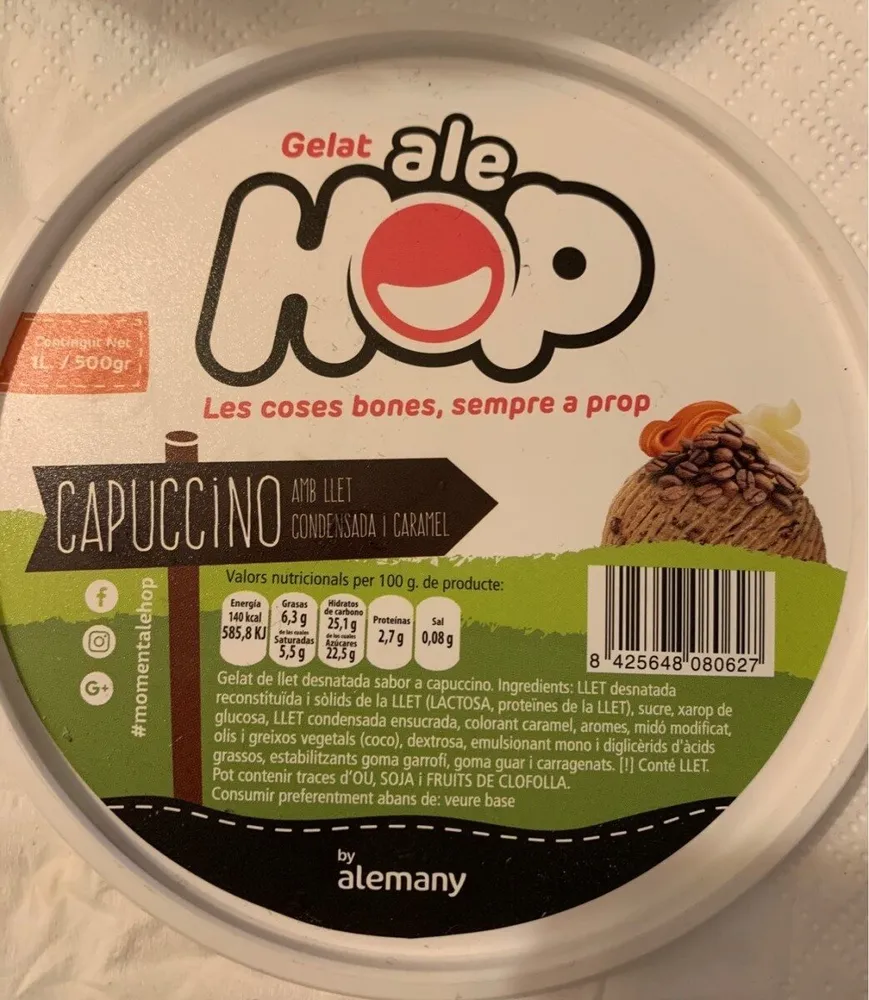 Gelat Ale Hop Capuccino