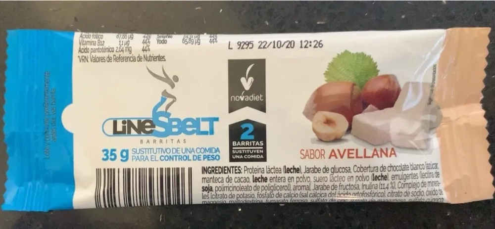 LineSbelt barrita sabor avellana