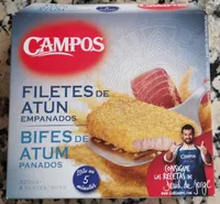 Filetes de atún empanados