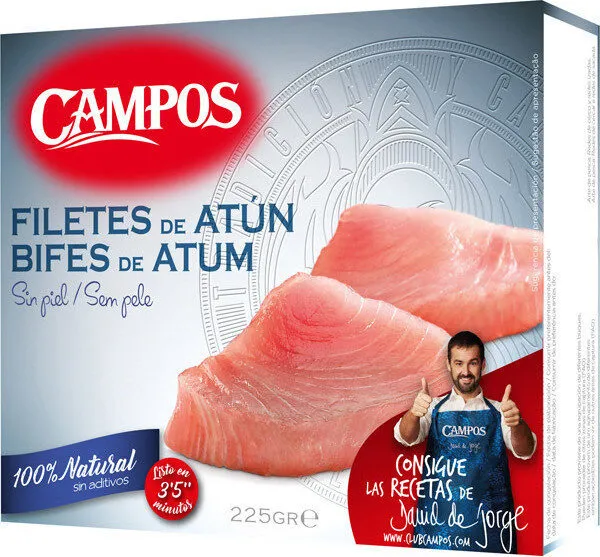 Filetes de atún solomillos sin piel