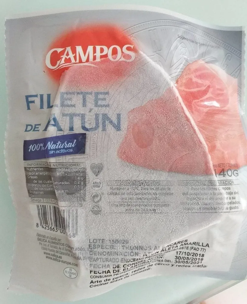 Filete de atún