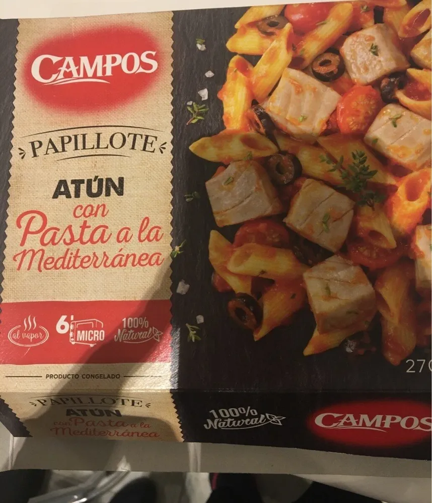 Atun con pasta a la mediterranea
