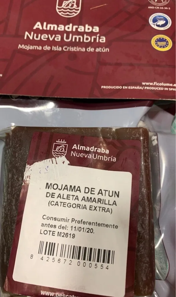 Mojama de atún de aleta amarilla