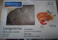 Langostino vannamei cocido congelado