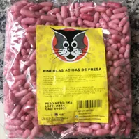 Pindulas acidas de fresa