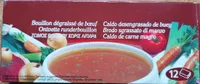 Bouillon dégraissé de bœuf
