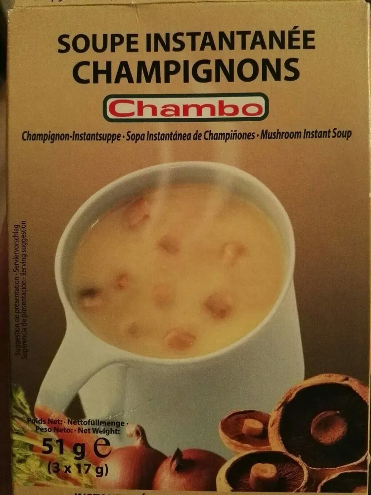 Soupe instantanée champignons