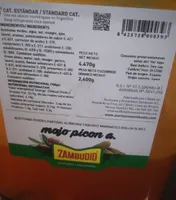 Aceitunas verdes partidas mojo picón a.