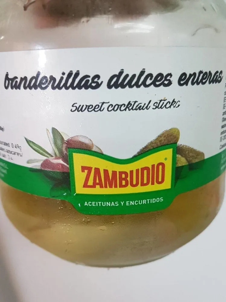 banderillas dulces enteras