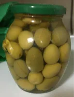 Aceitunas verdes enteras sevillanas sabor anchoa