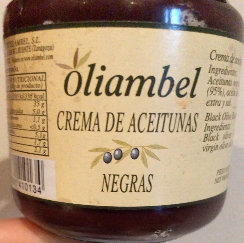 Crema aceitunas negras