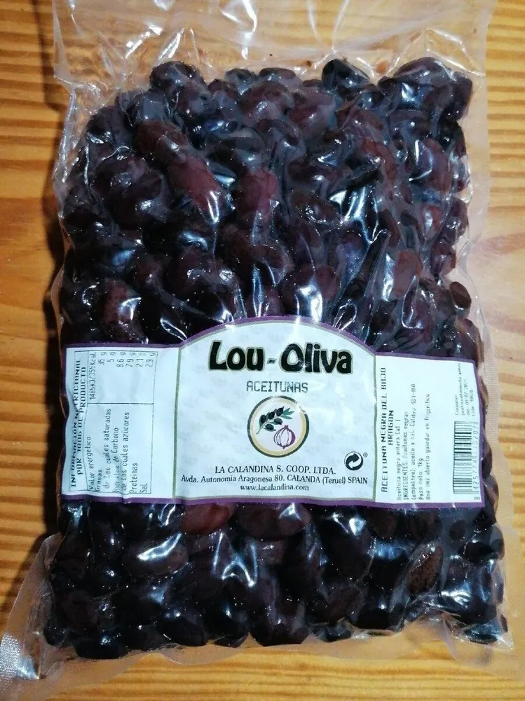 Aceitunas Negras Bajo Aragón