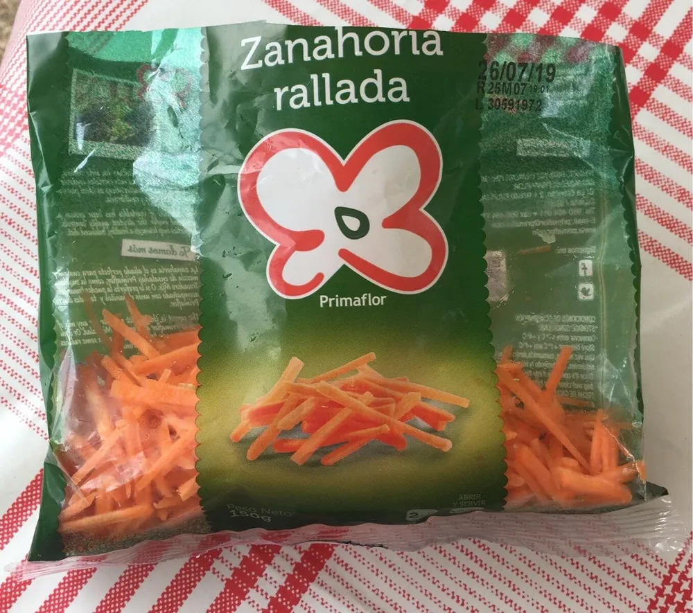 Zanahoria rallada