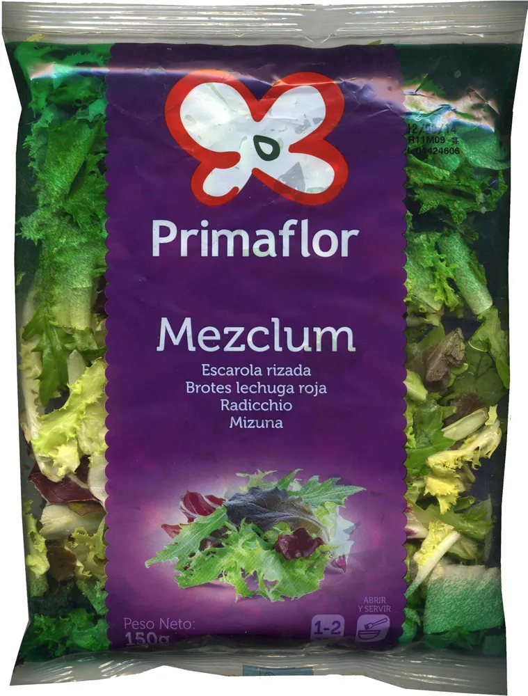 Brotes de lechuga Roja