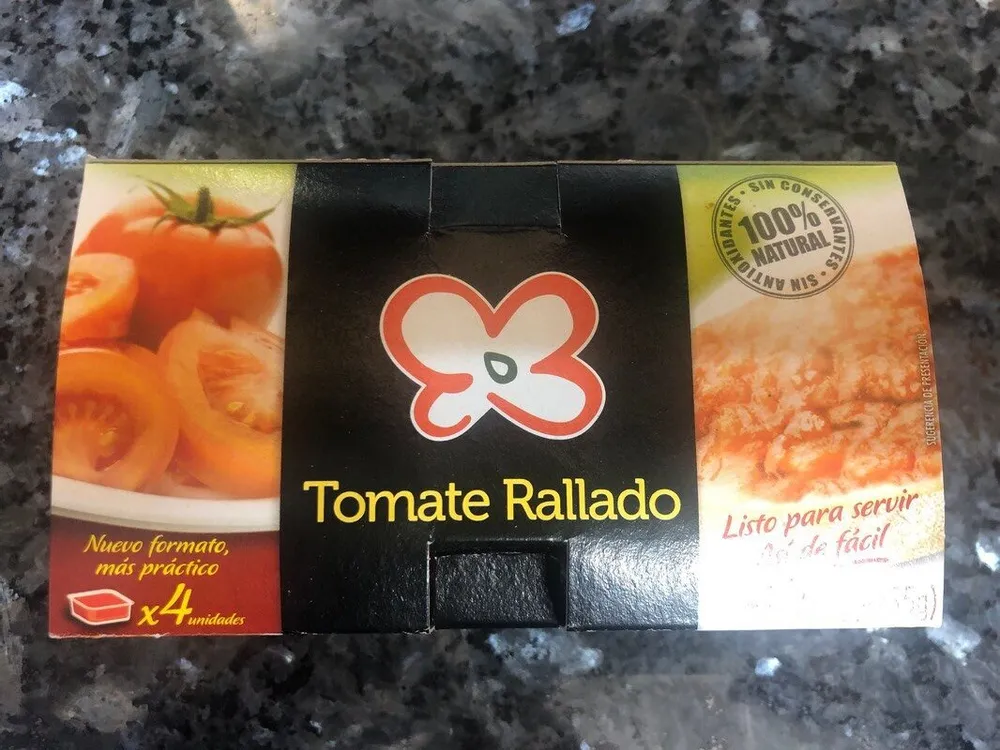 Tomate rallado para tomar tarrina