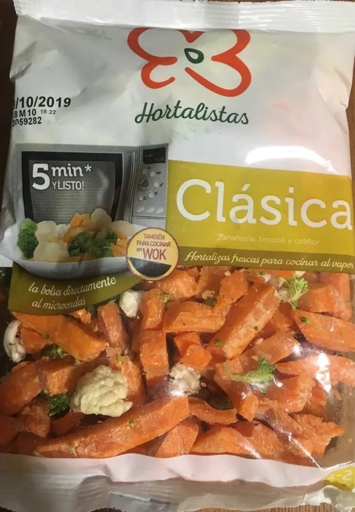 Hortalizas frescas para cocinar al vapor