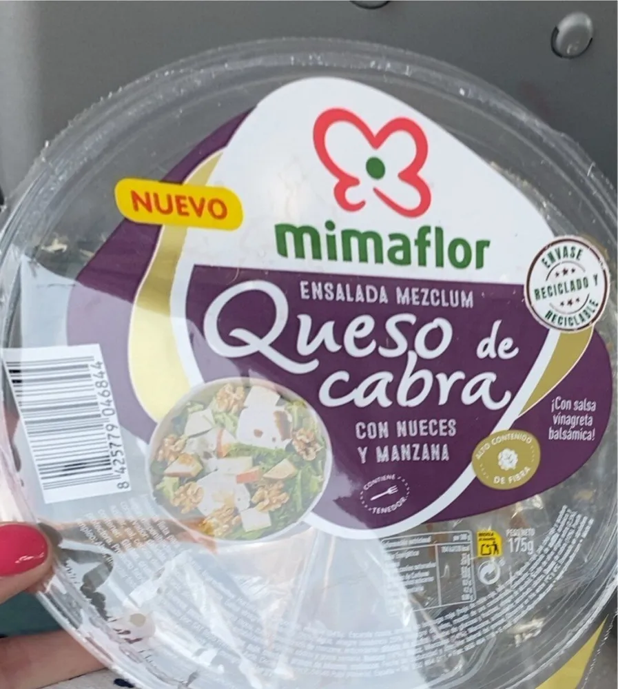 Ensalada mezclum queso de cabra