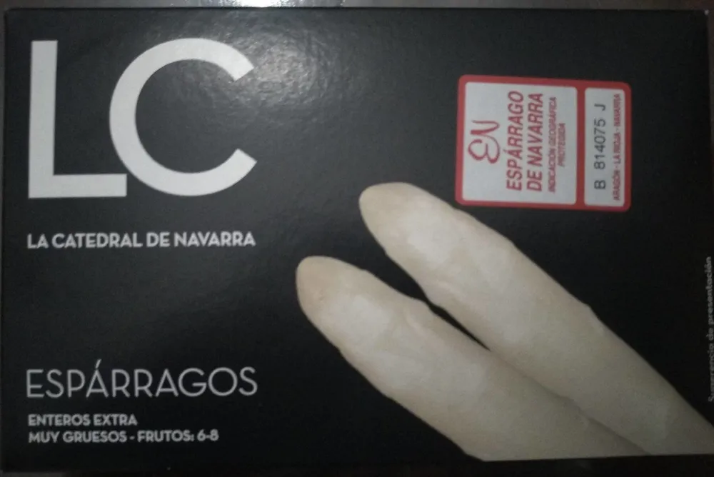 Espárragos enteros extra muy gruesos