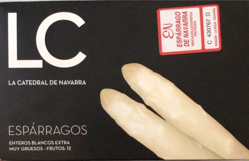 Espárragos enteros blancos extra muy gruesos