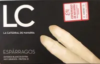 Espárragos enteros blancos extra muy gruesos