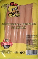 Salchichas tipo Frankfurt  de pollo