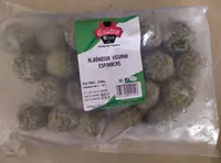 Albóndigas veganas de espinacas