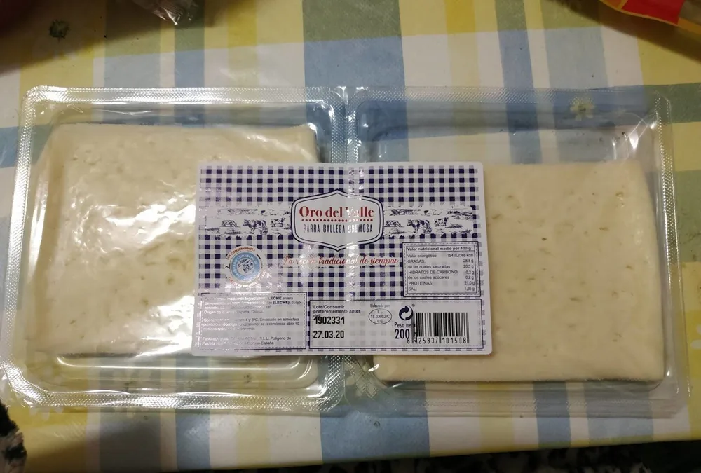 Barra gallega cremosa