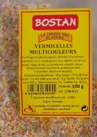 Vermicelles multicolores