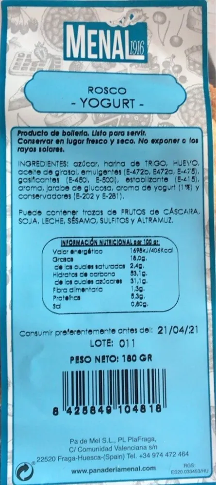 ROSCO YOGURT