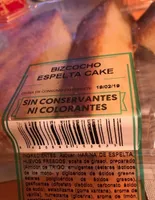 Biscocho espelta cake