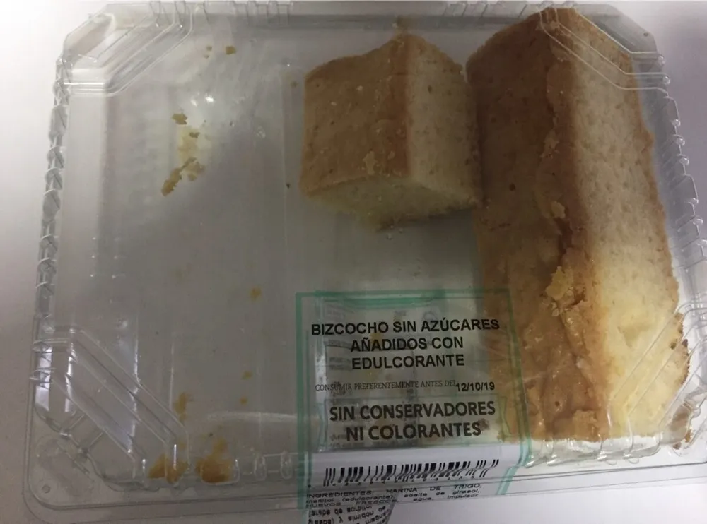 Bizcocho sin azucares