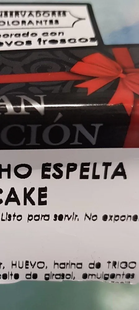 Bizcocho espelta cake