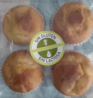 Magdalenas sin gluten sin lactosa