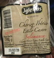 Chorizo ibérico estilo casero