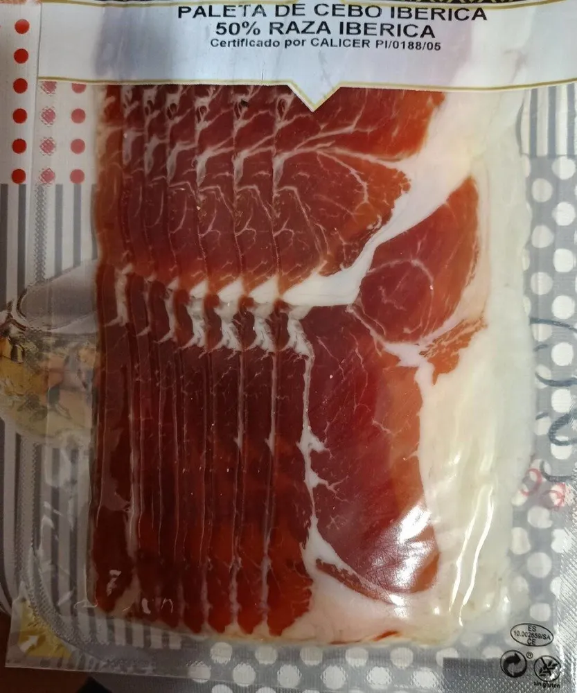 Paleta de cebo ibérica 50%raza iberica