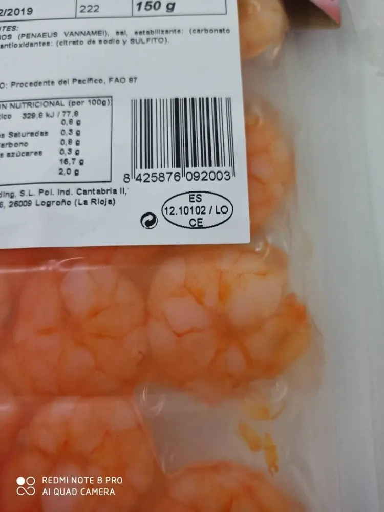 LANGOSTINO COCIDO