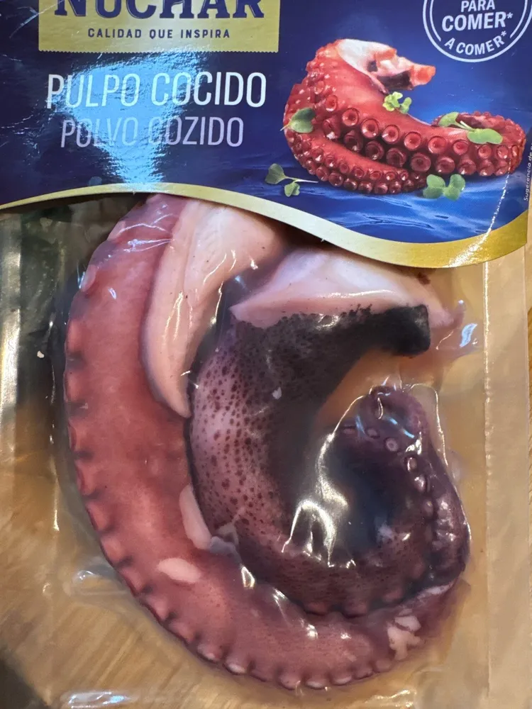 Pulpo cocido