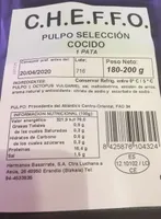 Pulpo cocido