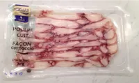 poulpe cuit façon carpaccio