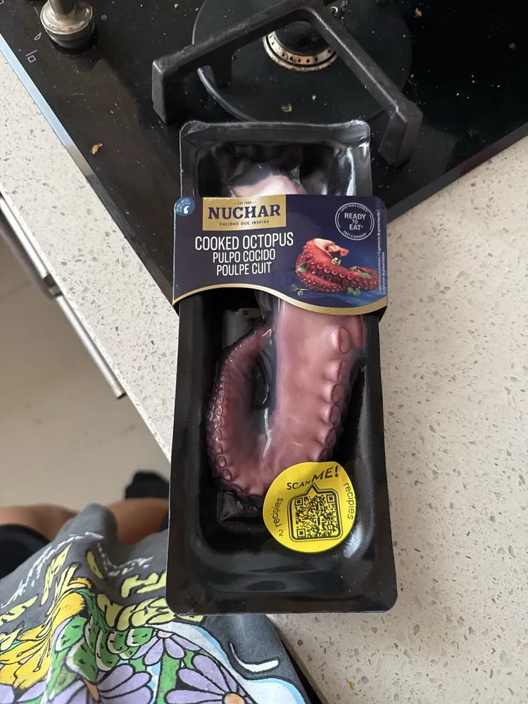 Pulpo cocido