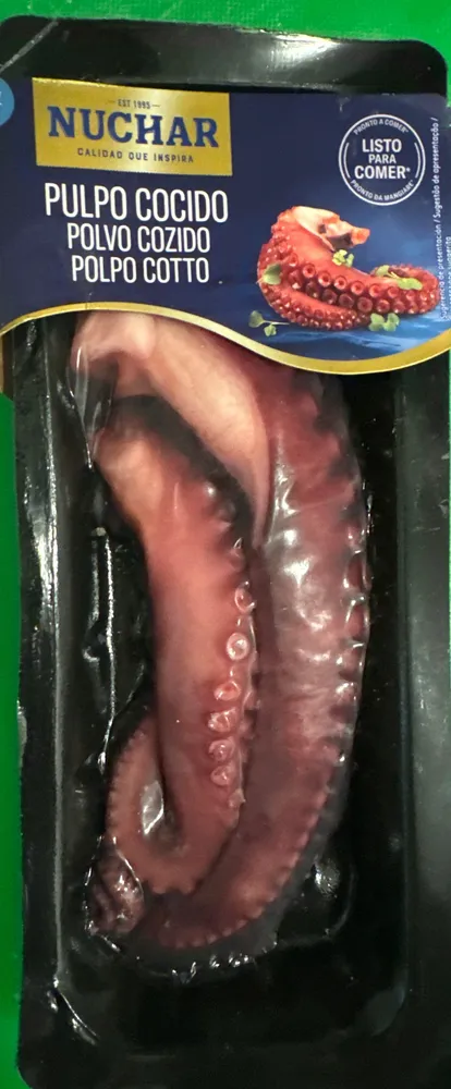 Pulpo cocido