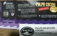 Pulpo cocido