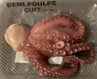 Demi poulpe cuit