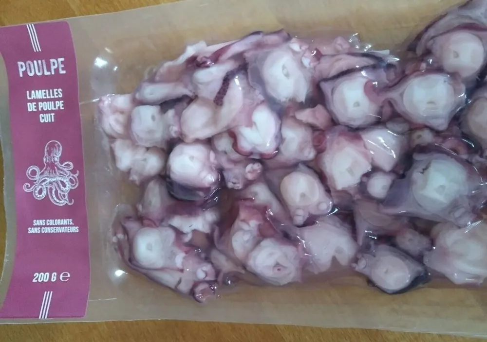 Poulpe cuit