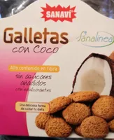 Galletas con coco sin azúcares